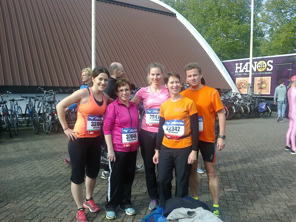 Amsterdamin puolimaratonilla 20.10.2013